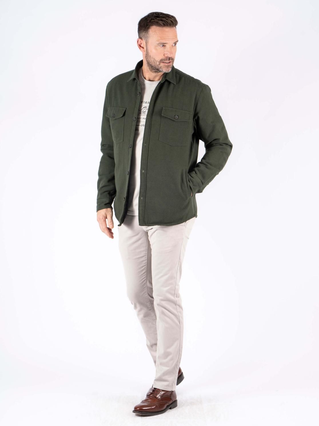 PEnoland solid overshirt