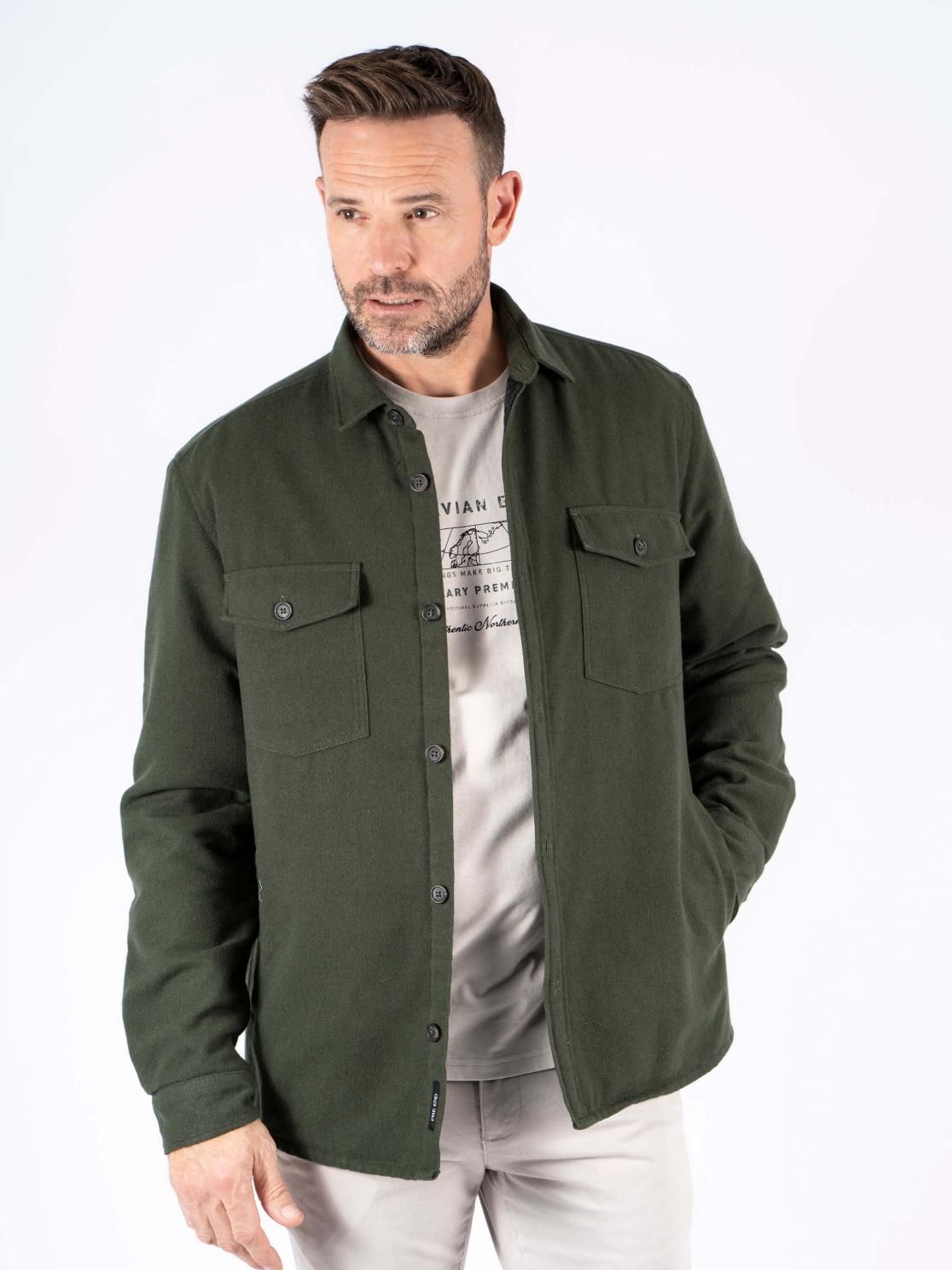 PEnoland solid overshirt