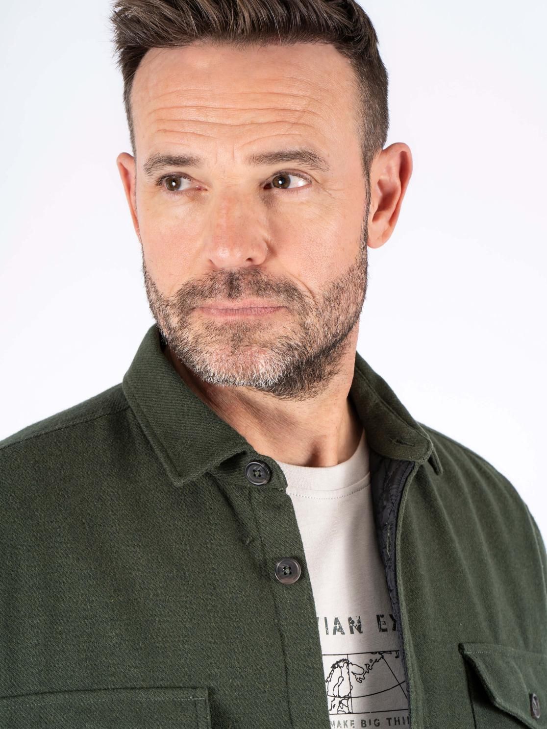 PEnoland solid overshirt