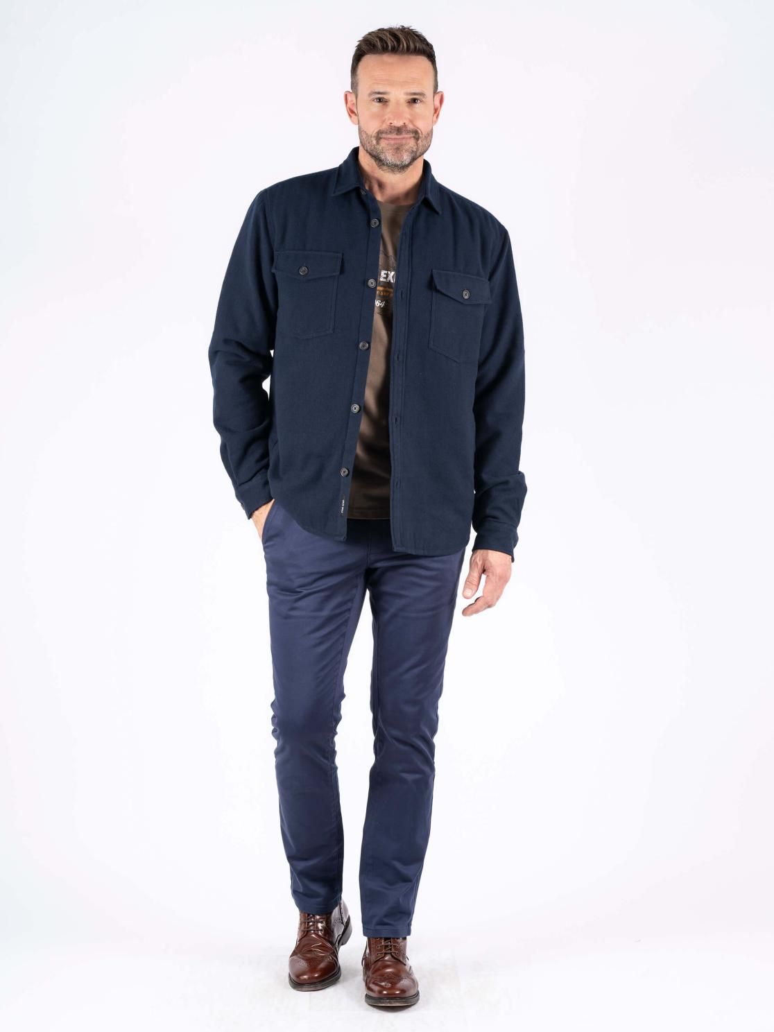 PEnoland solid overshirt