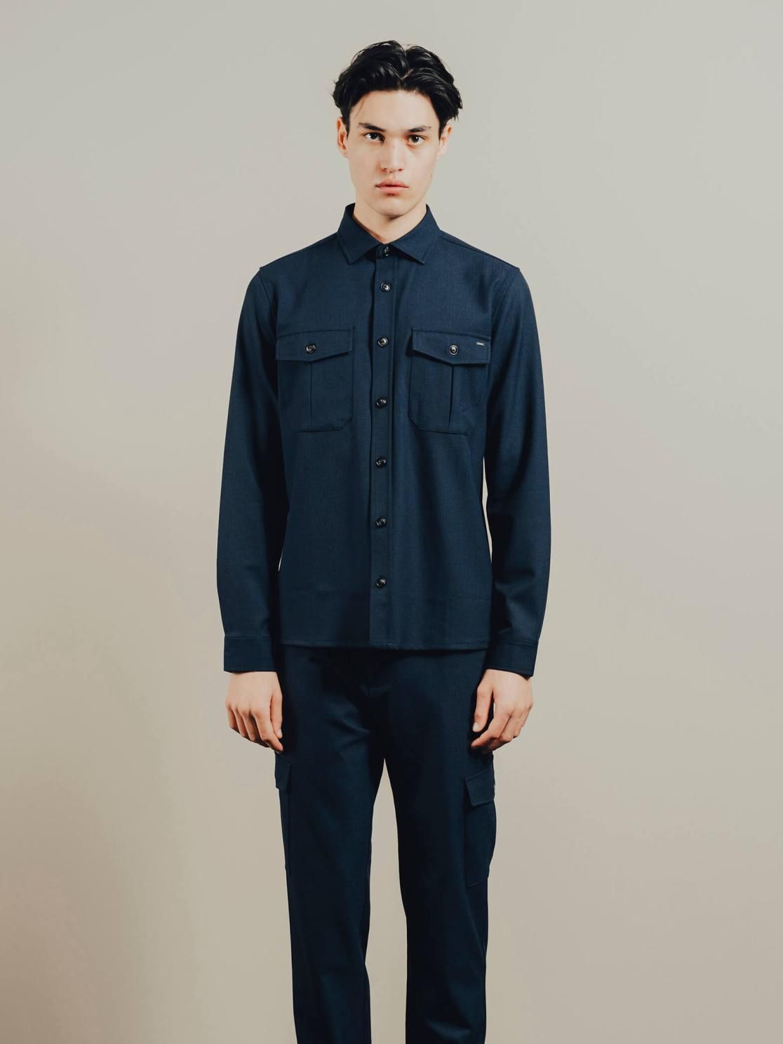 Gnious Karim LS Shirt Solid