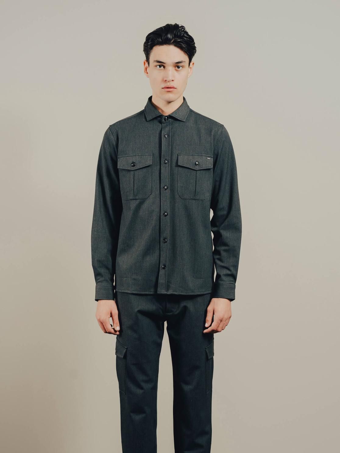 Gnious Karim LS Shirt Solid