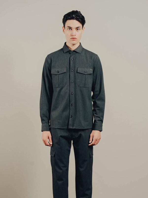 Gnious Karim LS Shirt Solid